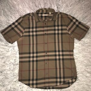 Burberry Brit Size M short sleeve button down